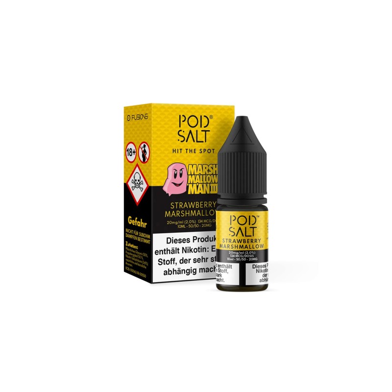 Pod Salt Fusion - Marshmallow Man III - 10ml Liqui...