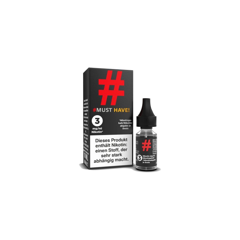 Must Have "Hashtag" Liquid 10ml - 3mg/ml