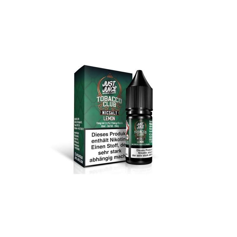 JUST JUICE - TOBACCO LEMON - NIKOTINSALZ LIQUID 11...