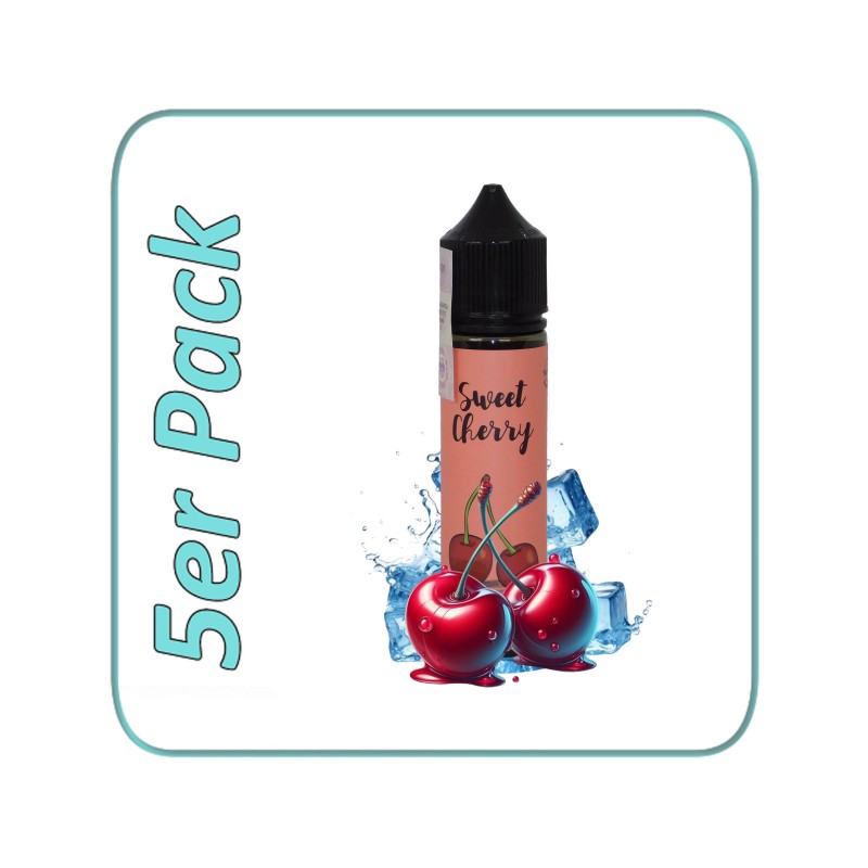 Vip Vape Liquids - 5er Pack Sweet Cherry - 10ml Ar...