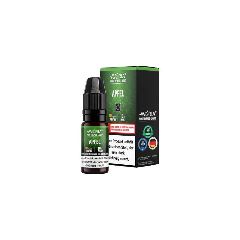 Avoria Apfel Nikotinsalz Liquid 10ml - 20mg/ml