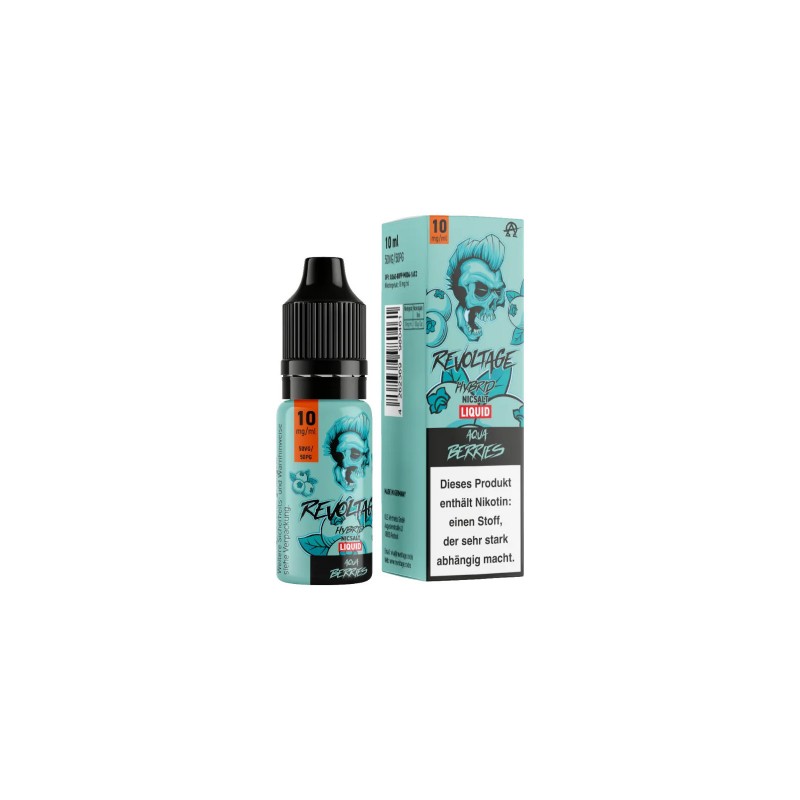 Revoltage Aqua Berries Hybrid Liquid 10ml - 0mg/ml