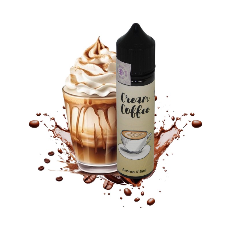 Vip Vape Liquids - Cream Coffee - 5ml Aroma in 60m...