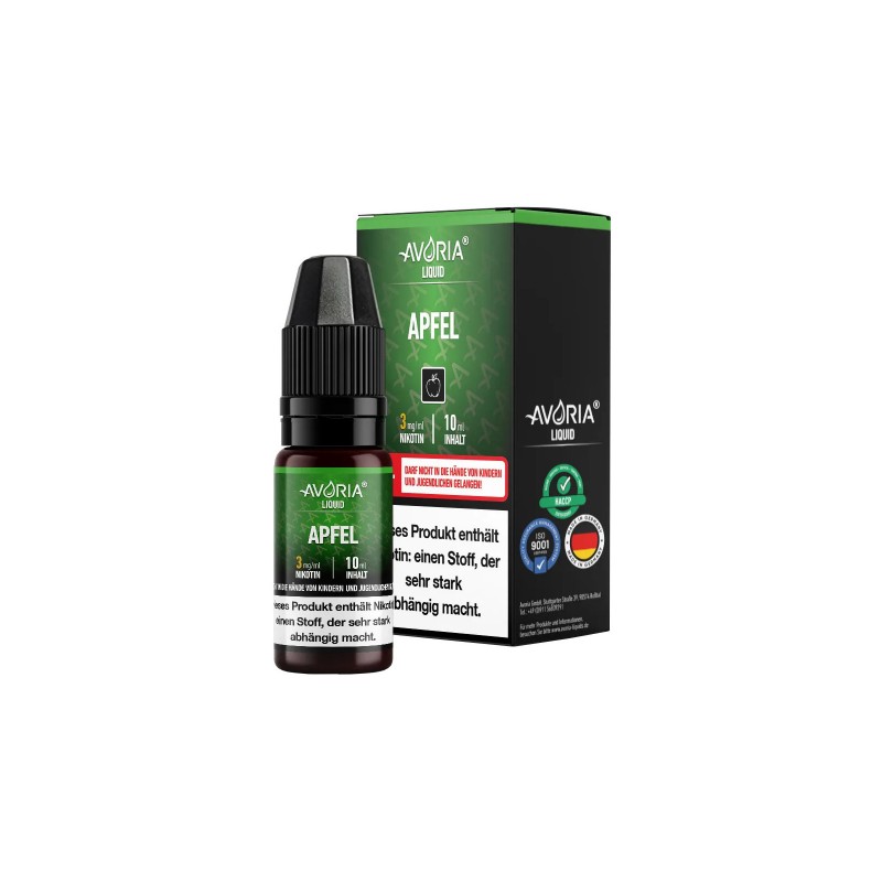 Avoria Apfel Liquid 10ml - 3mg/ml