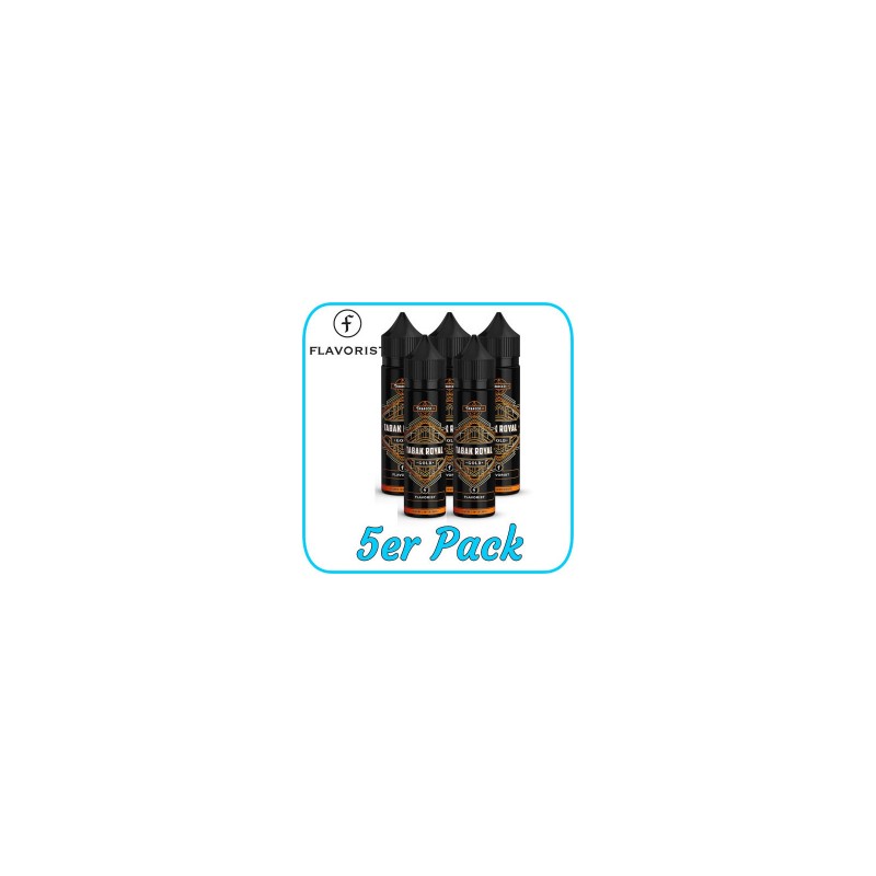 5er Pack Flavorist - Tabak Royal - Gold Aroma 10ml