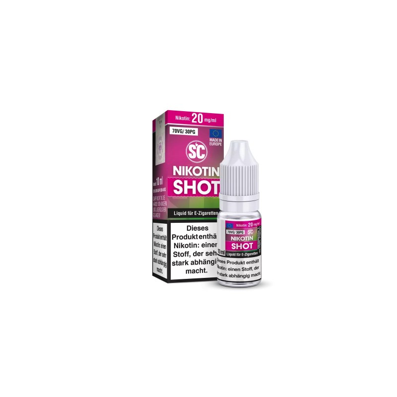 10er Pack SC - 10ml Nikotin Shot 30PG/70VG 20mg/ml