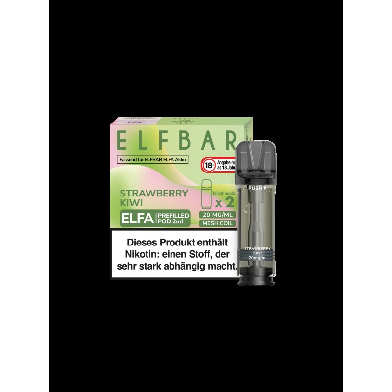 Elfbar Elfa Pod - Strawberry Kiwi - (2 Stück pro ...