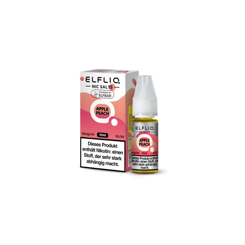 ELFLIQ - APPLE PEACH - NIKOTINSALZ LIQUID - 10mg/m...