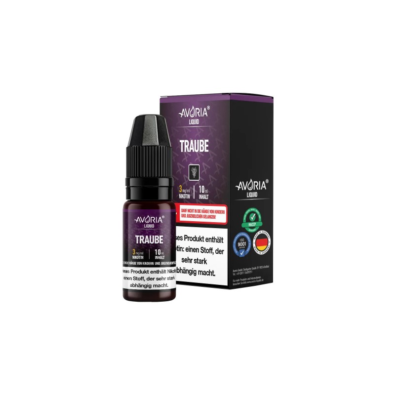 Avoria Traube Liquid 10ml - 3mg/ml