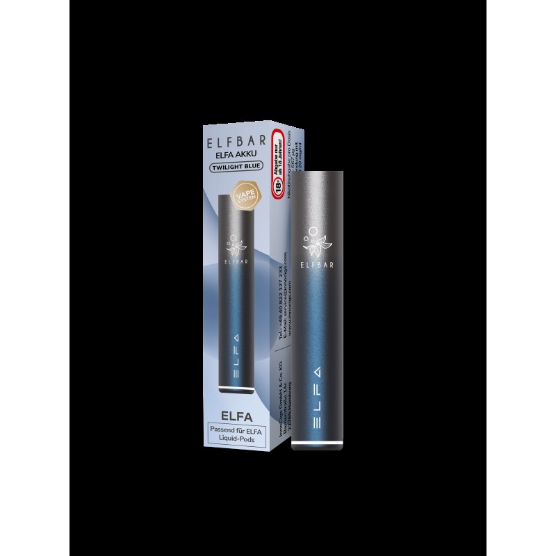 Elf Bar Elfa Akku 500 mAh - Blau-Silber