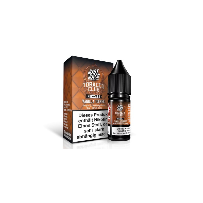 JUST JUICE - TOBACCO VANILLA TOFFEE - NIKOTINSALZ ...