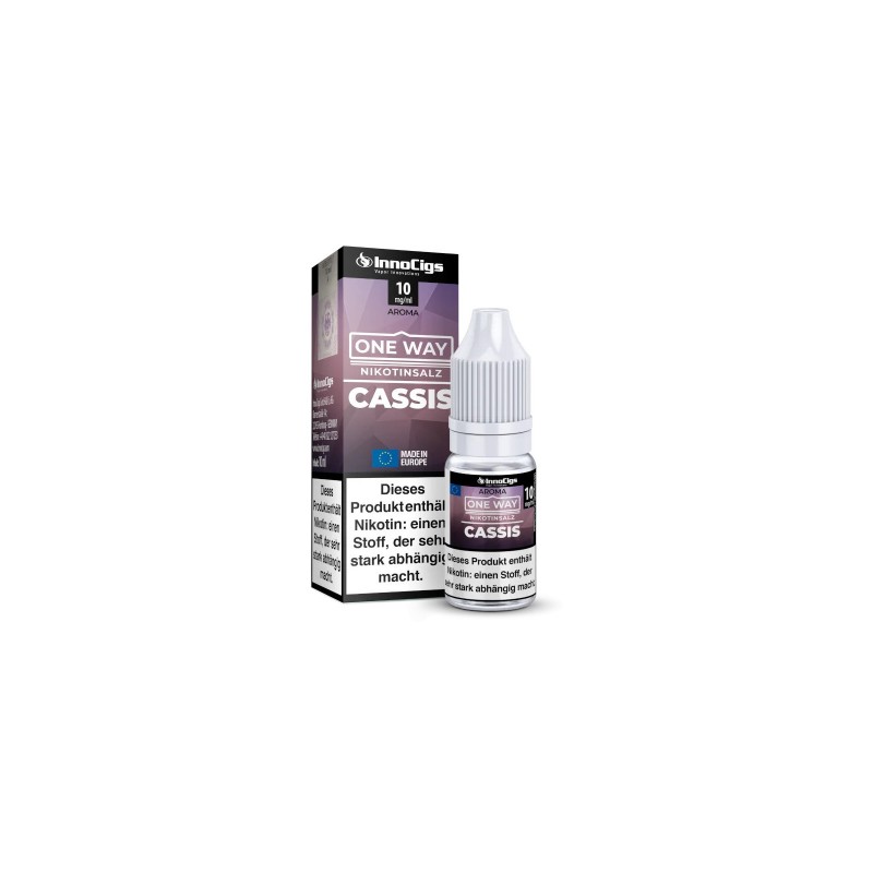 InnoCigs One Way - Cassis Nikotinsalz Liquid 10ml ...