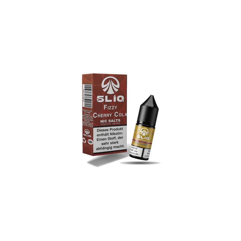 5LIQ Fizzy Cherry Cola Nikotinsalz Liquid 10ml - 2...