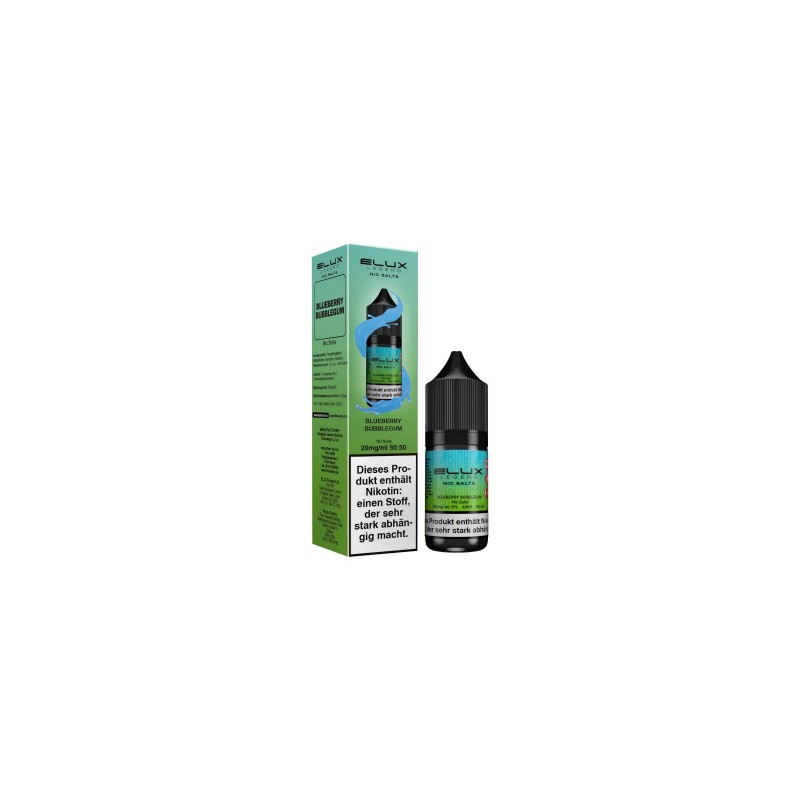 ELUX Blueberry Bubblegum Nikotinsalz Liquid 10ml 1...