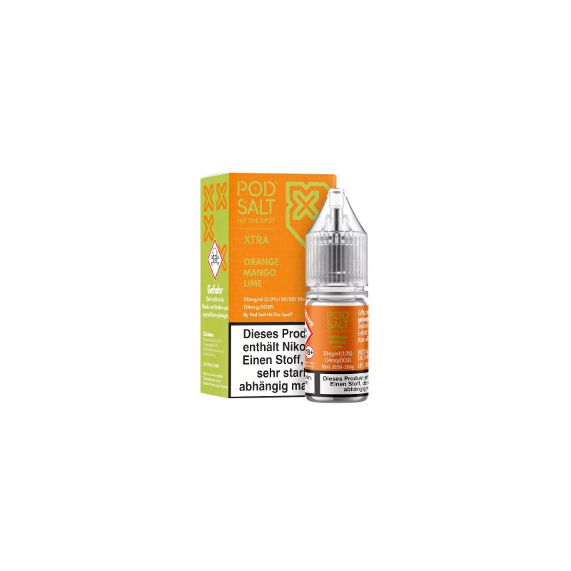 Pod Salt X - Orange Mango Lime - Liquid 20mg 10ml