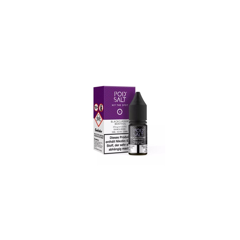 Pod Salt Core Blackcurrant Menthol 10ml 20mg