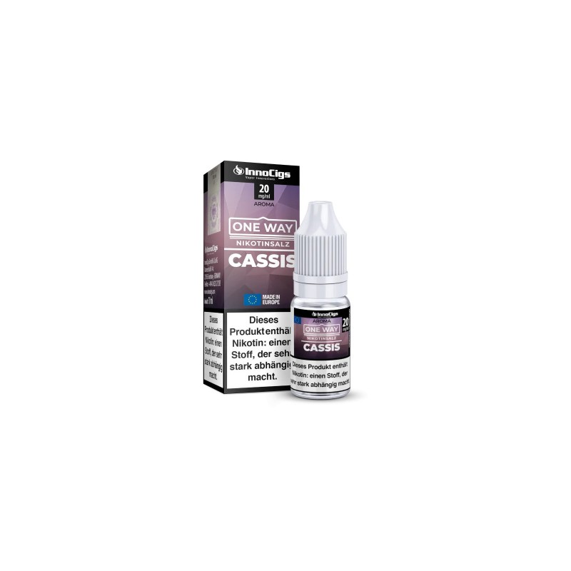 InnoCigs One Way - Cassis Nikotinsalz Liquid 10ml ...