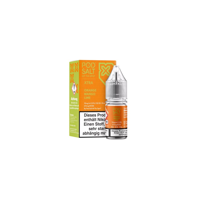 Pod Salt X - Orange Mango Lime - Liquid 10mg 10ml