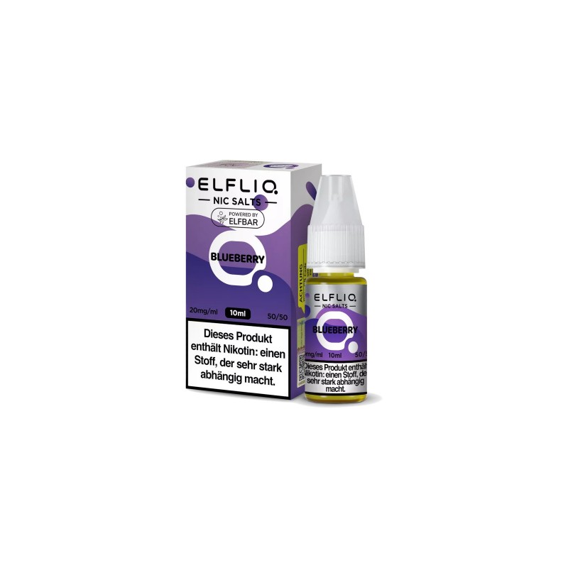 ELFLIQ - BLUEBERRY - NIKOTINSALZ LIQUID - 20mg/ml