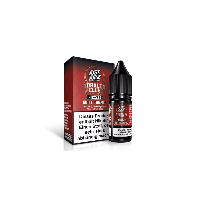 JUST JUICE - NUTTY CARAMEL - NIKOTINSALZ LIQUID 11...