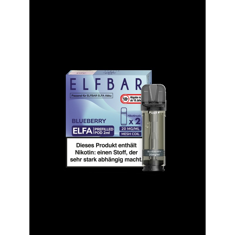 Elfbar Elfa Pod - Blueberry - (2 Stück pro Packun...