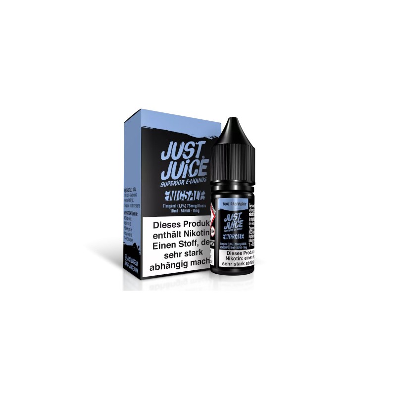 JUST JUICE - BLUE RASPBERRY - NIKOTINSALZ LIQUID 1...