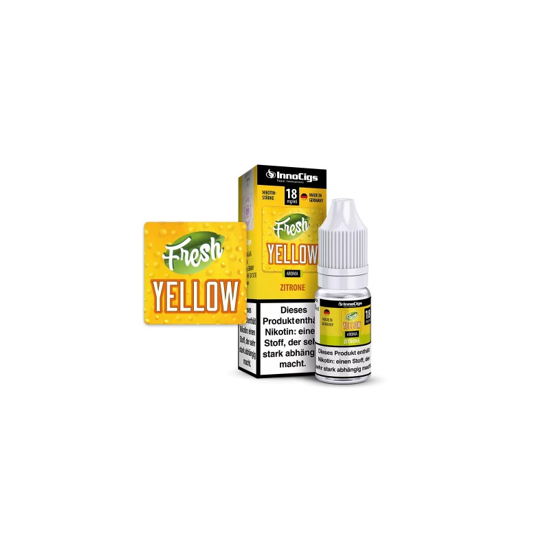 InnoCigs - Fresh Yellow Zitrone Liquid 10ml - 0mg/...