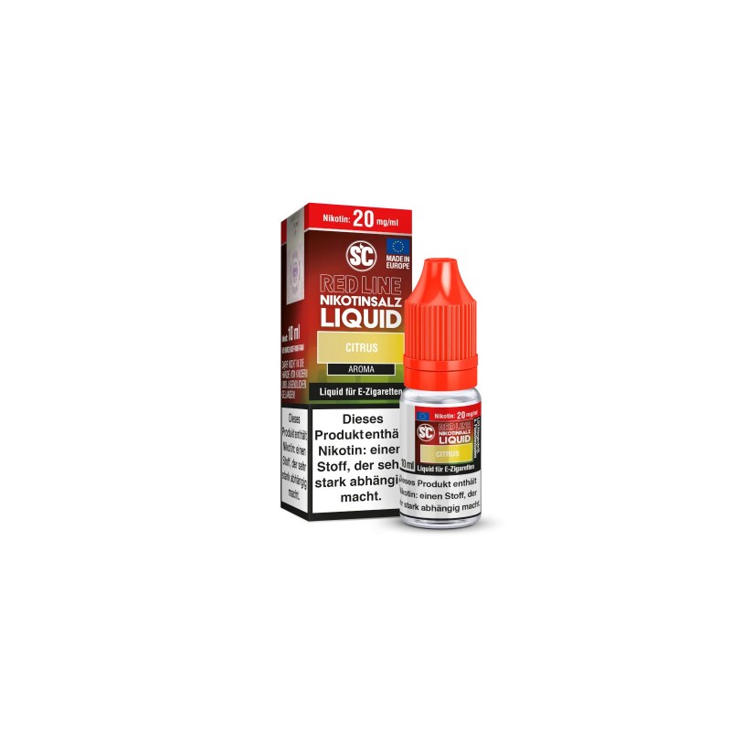 SC - RED LINE - CITRUS - Nikotinsalz  Liquid - 10m...