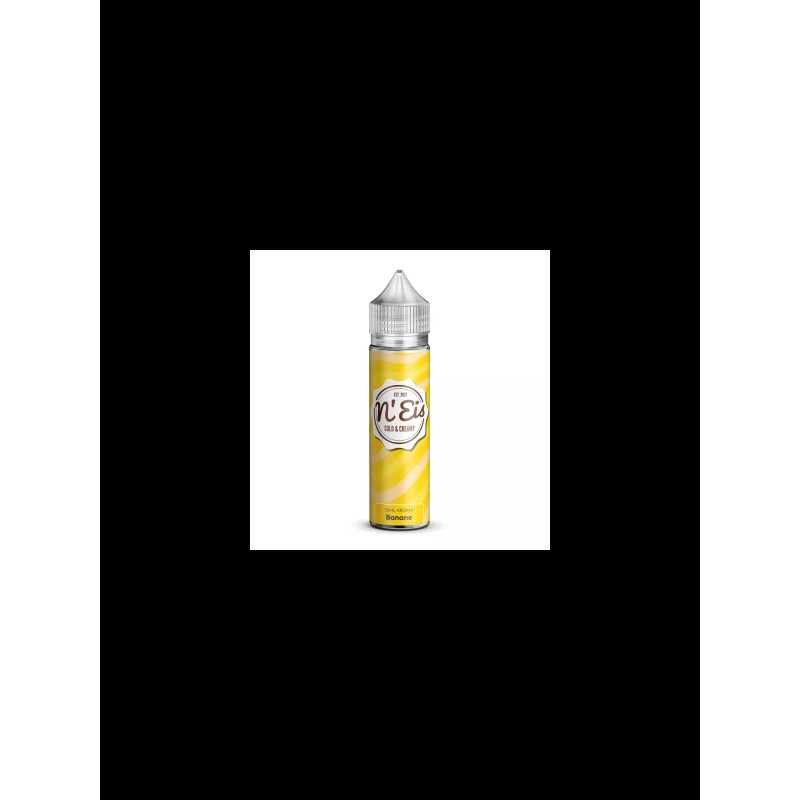 nEis Aroma Longfill - Banane - 10ml in 60ml Flasch...