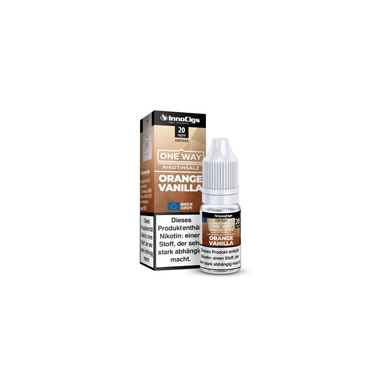 InnoCigs One Way - Orange Vanilla Nikotinsalz Liqu...