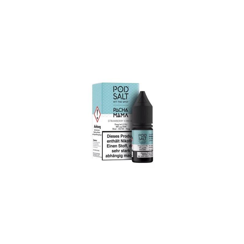 Pod Salt Fusion - Strawberry Kiwi Ice - 10ml Liqui...