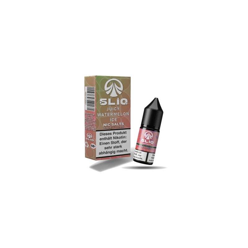 5LIQ Juicy Watermelon Ice Nikotinsalz Liquid 10ml ...