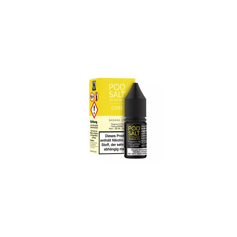 Pod Salt Core Banana Ice 10ml 11mg