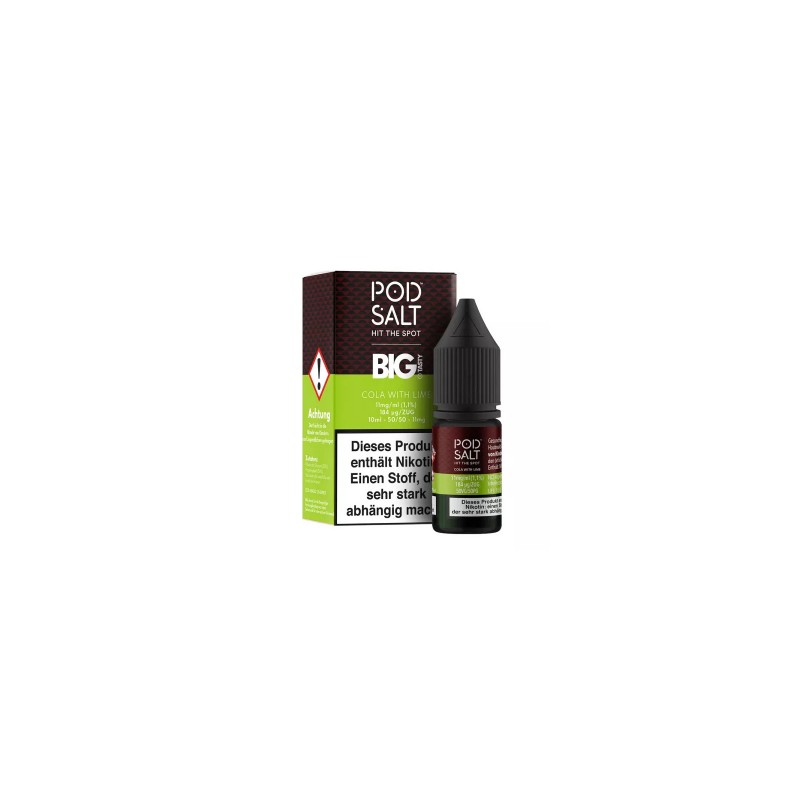 Pod Salt Fusion - Cola with Lime - 10ml Liquid 11m...