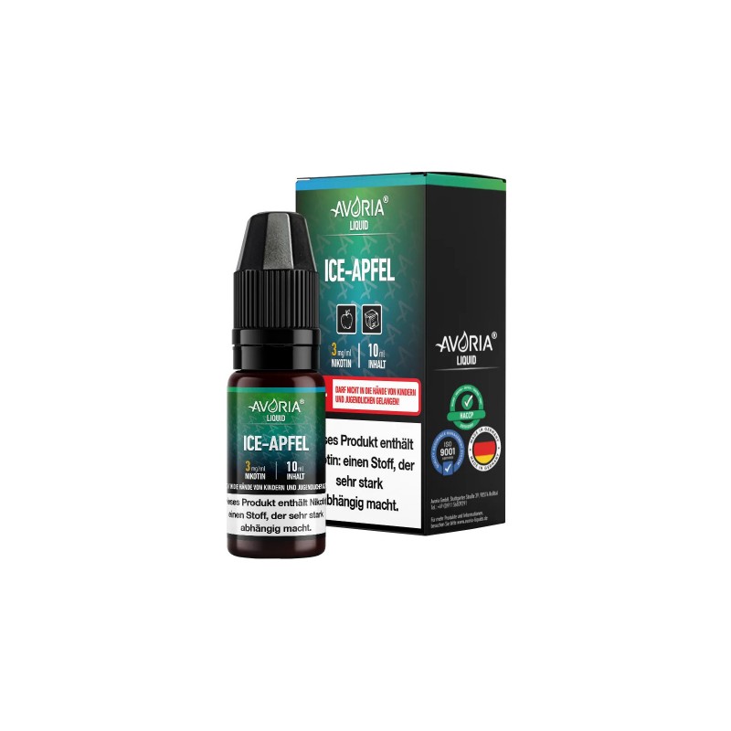 Avoria Ice-Apfel Liquid 10ml - 3mg/ml