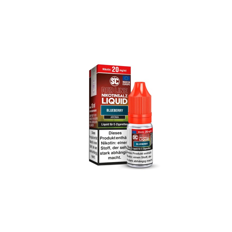 SC - RED LINE - BLUEBERRY - Nikotinsalz  Liquid - ...