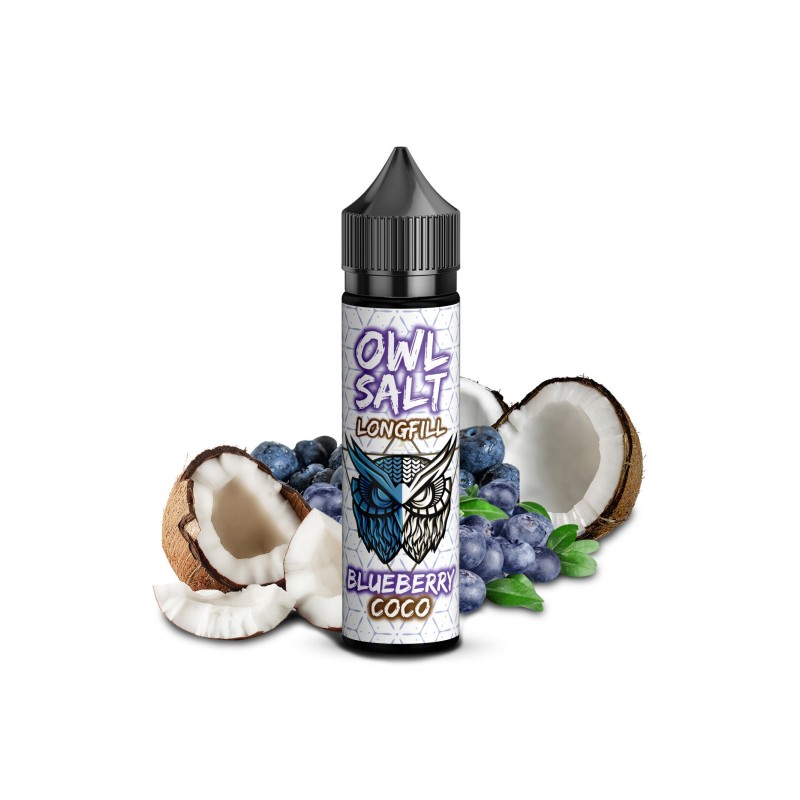 OWL Salt Longfill Blueberry Coco 10 ml in 60 ml