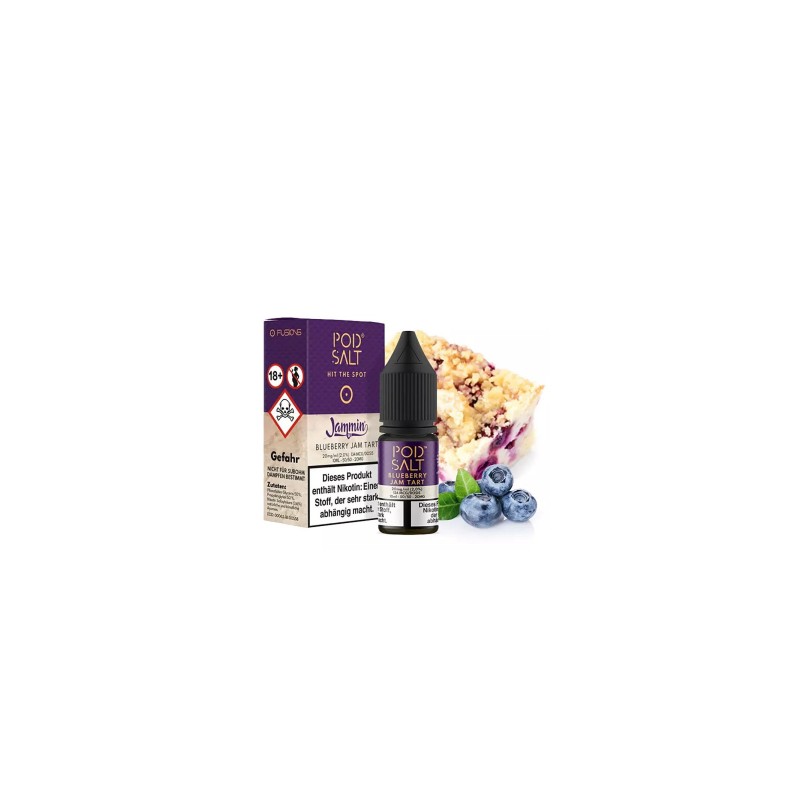 Pod Salt Fusion - Blueberry Jam Tart - 10ml Liquid...