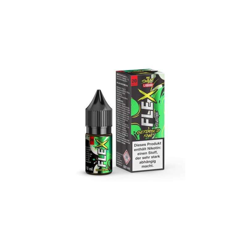 Revoltage Flex Overdozed Kiwi Nikotinsalz Liquid 1...