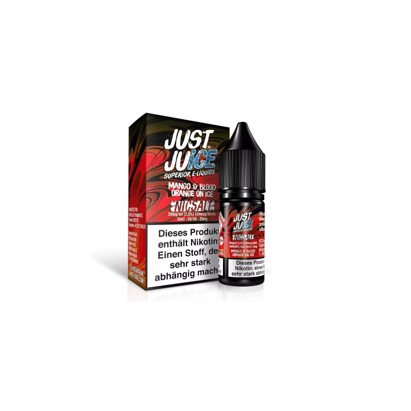 JUST JUICE - FUSION MANGO & BLOOD ORANGE ON IC...