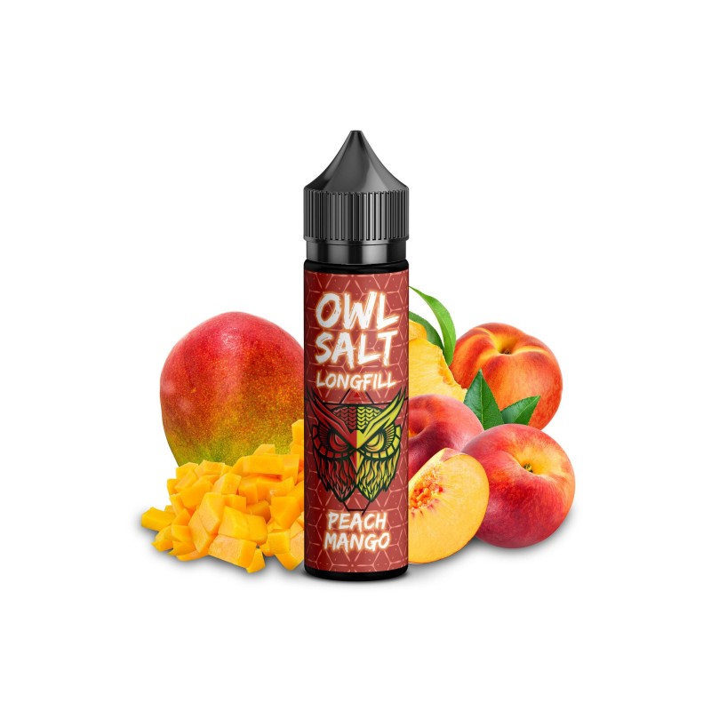 OWL Salt Longfill Peach Mango 10 ml in 60 ml