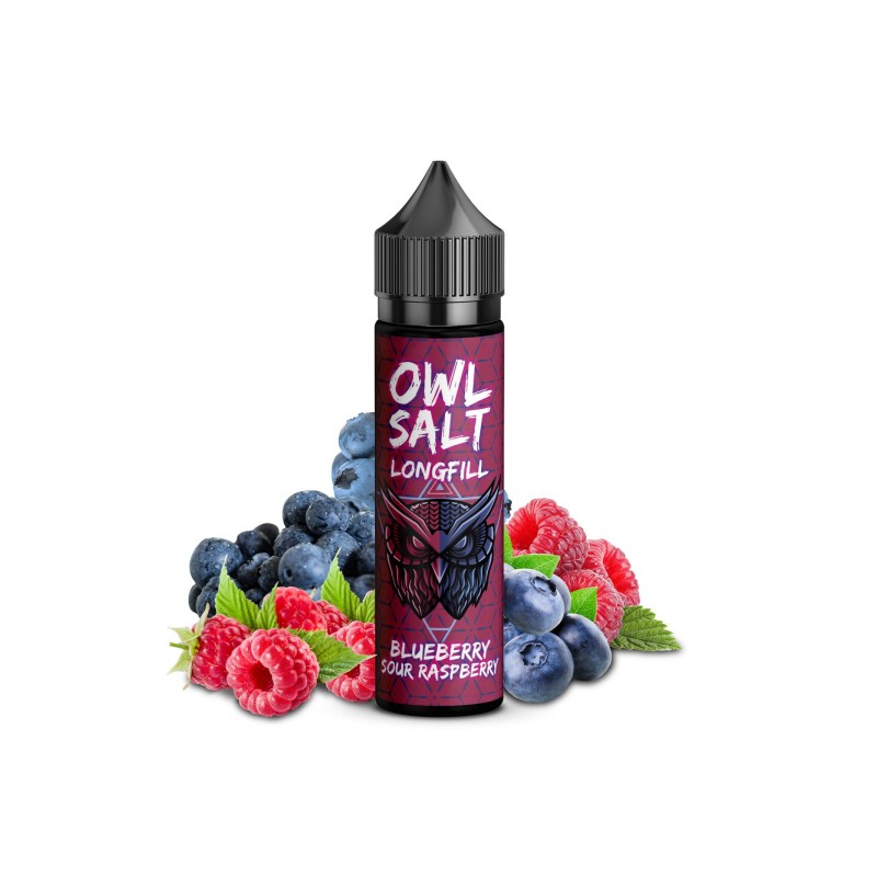 OWL Salt Longfill Blueberry Sour Raspberry 10 ml i...