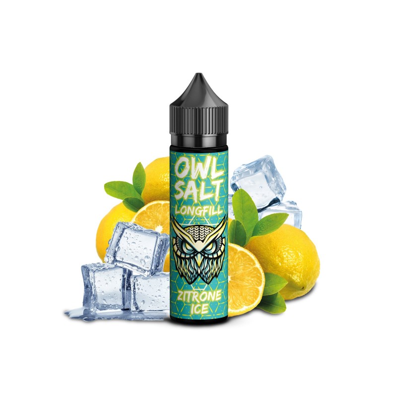 OWL Salt Longfill Zitrone Ice 10 ml in 60 ml