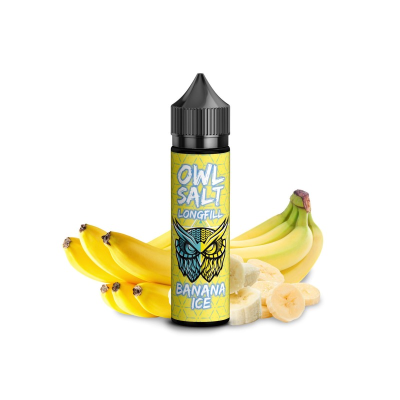 OWL Salt Longfill Banana Ice 10 ml in 60 ml