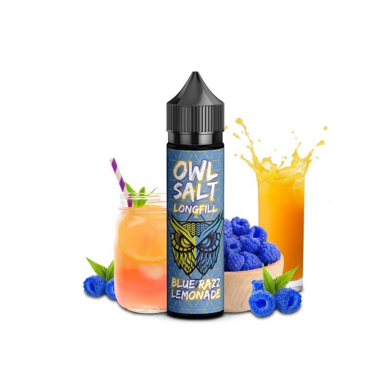 OWL Salt Longfill Blue Razz Lemonade 10 ml in 60 m...