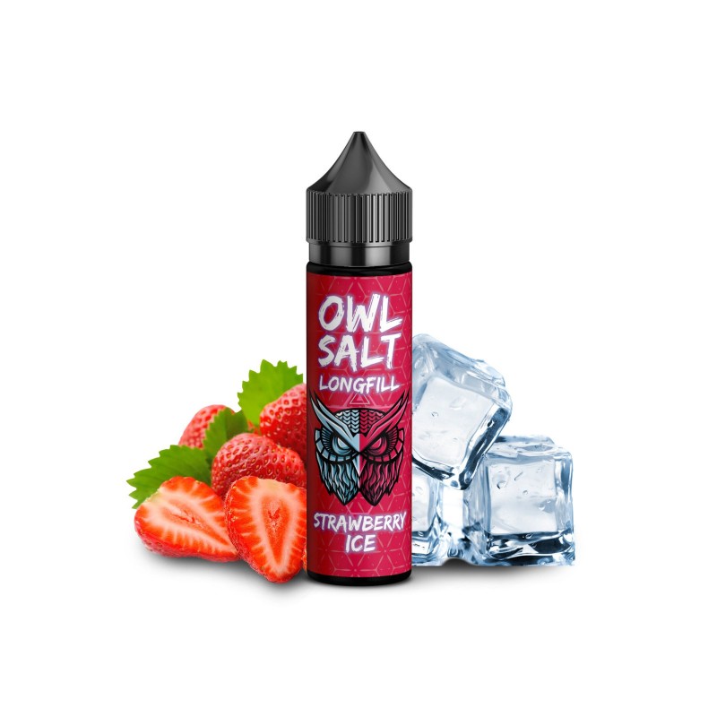 OWL Salt Longfill Strawberry Ice 10 ml in 60 ml