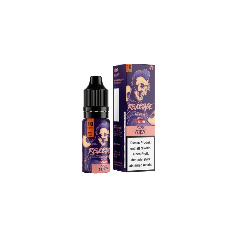 Revoltage Purple Peach Hybrid Liquid 10ml - 10mg/m...